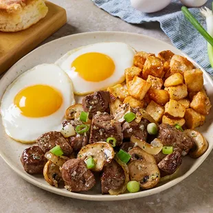 steak, food