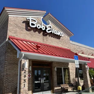 Front of store