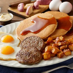 pancakes, food
