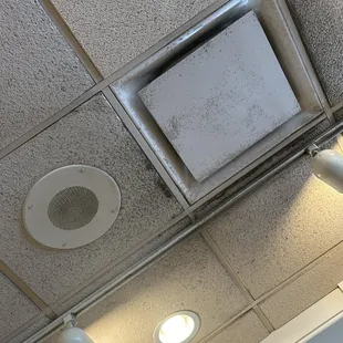 That&apos;s gross.... Moldy/dusty vents above eating area