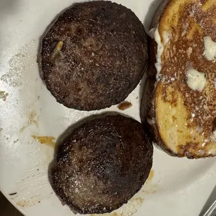 Burnt on 1 side and under on other side