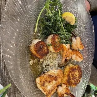 Seafood Platter Bronzed