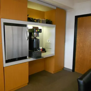 Feeling thirsty? Sleepy? Go to our snack station and help yourself.