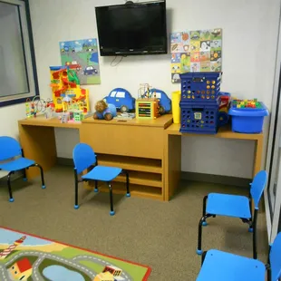 Do you have kids? Bring them with you next time! Our kids play area will keep them busy.