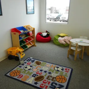 Have kids? Not a problem! Let them come and play in our kids zone.