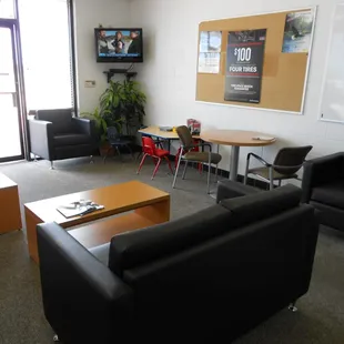 Is your car getting serviced? Take a seat, we will be done momentarily.