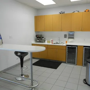 Don't want water? We have more goodies in the lobby. Help yourself!