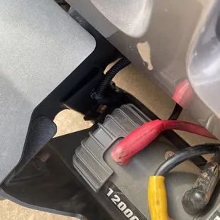 This part shows the inside of the jeep frame.