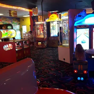 Hanging out at a birthday party for my child's friend.