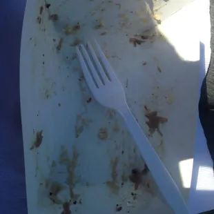 The brisket gravy &amp; biscuit was so delicious that there was no time to take a picture!