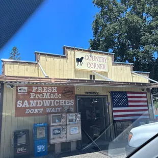 the outside of the store