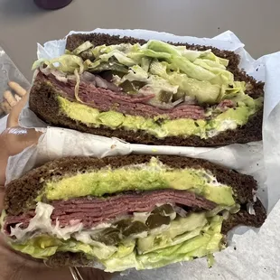 Pastrami sandwich