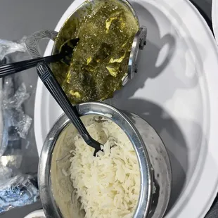 Palak paneer