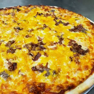 14" Bacon Cheeseburger