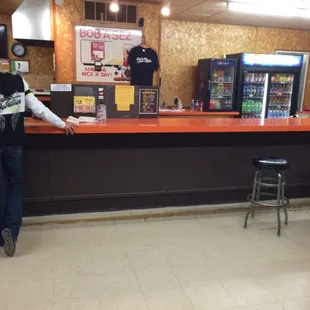 The counter