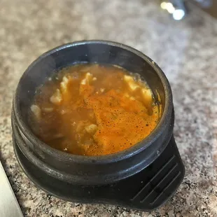 Meat Tofu Soup