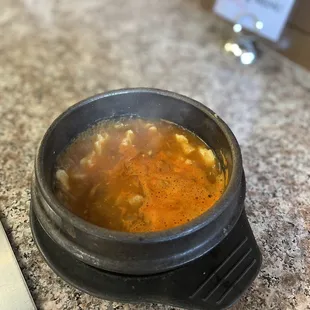 a bowl of soup