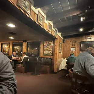 the dining area