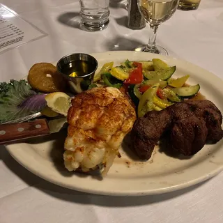 Filet and Lobster Tail