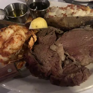 Prime Rib and Lobster Tail