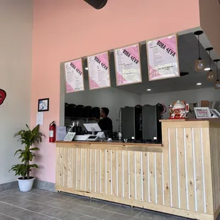 the front desk of boba 4eva
