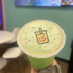 Large Honey Dew boba