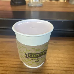 Hot ube taro