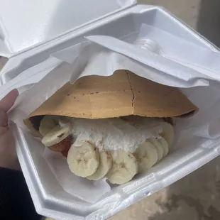 Nutella and Fruit Crepe
