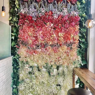 Flower wall!!