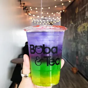 aurora drink with mango jelly