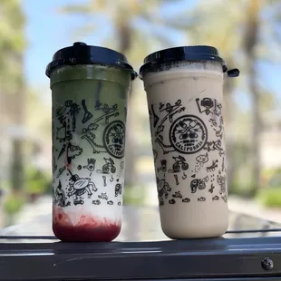 Strawberry Uji Matcha &amp; Hokkaido