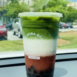 Strawberry Matcha Latte