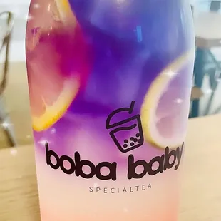 Passion fruit blue pea tea