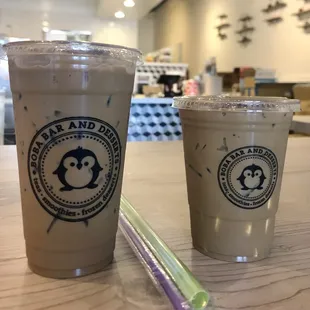 Vietnamese iced coffee in both sizes