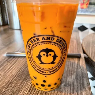 Thai Tea with Boba