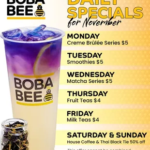 November Specials