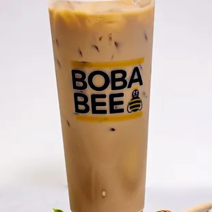 a cold beverage in a plastic cup