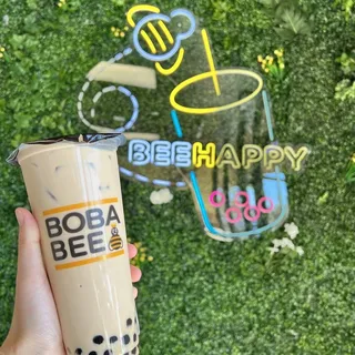 Boba Bee Milk Tea-Oolong Tea(Large)