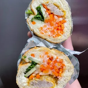 B9. Meatball Banh Mi(Banh Mi Xiu Mai)