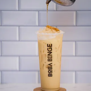 M13. Honey Brown Rice Milk Tea (Honey Genmaicha MT)
