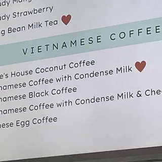 C1. Binge's House Coconut Coffee