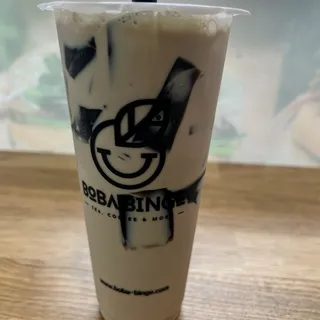 M11. Grass Jelly Milk Tea