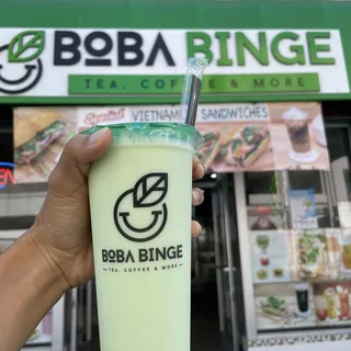 M10. Honeydew Milk Tea