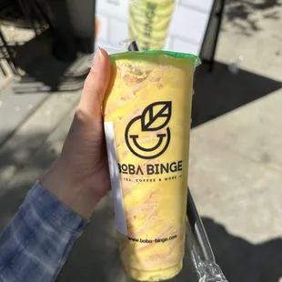 Thai tea tornado