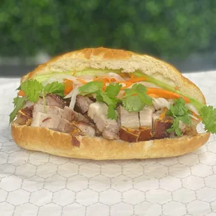 Roasted Pork Belly Banh Mi