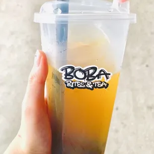 Green boba tea