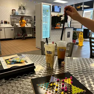 Crème brûlée boba