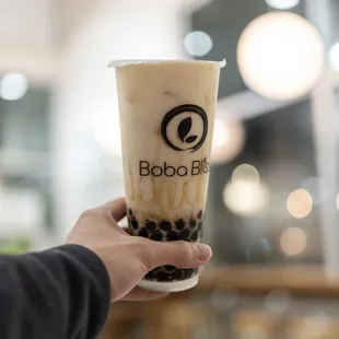 Assam Black Milk Tea w Boba