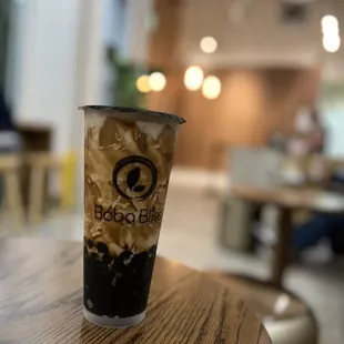 Brown sugar pearl latte