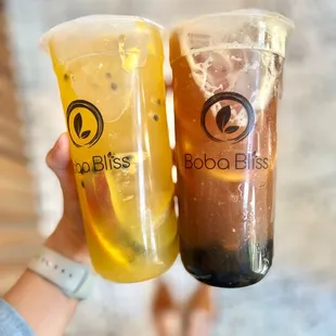 Tropical Passion Tea and Citrus Lemon Black Tea